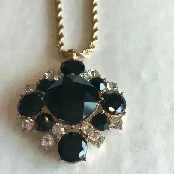 Charter Club new gold tone crystal cluster… - Picture 8 of 8